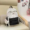 Mochila Linda de Color Contrastante para Mujer, Casual y Linda, Mochila de Estilo Fresco con Gran Capacidad para Estudiantes de Secundaria, Preparatoria y Universidad