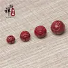 Minério cru cinábrio areia dourada roxa contas de lótus contas redondas pulseira masculina e feminina DIY feito à mão 108 contas de Buda estrela Lua acessórios