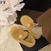 Em estoque~ Sapatos peludos femininos mais vendidos 2026 outono e inverno novo estilo fofo quentinho pelúcia ao ar livre femininos de algodão