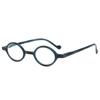 Lentes de Lectura Retro con Luz Azul para Mujer, Lentes de Lectura Redondos, Lentes Cómodos para Adultos Mayores, Lentes Portátiles, Lentes de Lectura de Moda para Hombre