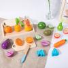 Juguetes de cocina simulación fruta y verdura corte con velcro música cuchillos de cocina juguetes de casa de juegos juguetes educativos venta al por mayor