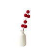 Decoración de bola de terciopelo navideña, bola de felpa roja para decoración de árbol de Navidad, decoración de escena navideña, adorno navideño