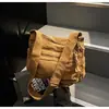 Bolsa Feminina Casual Simples de Lona 2025 Transfronteiriça Bolsa de Ombro Versátil para Primavera Grande Capacidade Bolsa Transversal Tendência