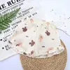 Shorts de Encaje Finos de Verano para Niñas para Uso al Aire Libre, Pantalones Cortos Calientes Versátiles Lindos de Princesa Casual con Estampado de Dibujos Animados Lindos