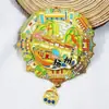 [Serie Jiangsu] Pegatinas para refrigerador de la ciudad de Nanjing, Suzhou, Changzhou y Yangzhou. Recuerdos turísticos económicos de la Universidad de Nanjing.