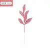 35*11CM Polvo de oro navideño 6 hojas comercio electrónico transfronterizo Amazon suministro hojas de polvo de oro decoración de corona para árbol de Navidad