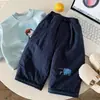 Ropa Infantil Estilo Coreano para Niños Pantalones Casuales con Felpa Plus Invierno Nuevos Pantalones Gruesos para Bebé Pantalones Casuales Pantalones de Chándal Beige para Niños