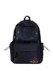Mochila de Viagem Feminina Estilo Japonês Cor Azul Claro Estampa de Laços Mochila para Passeio de Estudante Piquenique