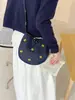 2025 Nuevo Elegante y Vibrante de Un Hombro Bordado de Mezclilla Moda de Nicho Versátil Bolso para Teléfono Móvil Cruzado Pequeño para Viajes Diarios para Mujeres