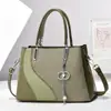 Bolso de Mujer Nuevo y de Moda, Bolso de Hombro Cruzado de Costura Simple y Moderna con Combinación de Colores, Celebridad de Internet, Estilo Extranjero, Bolso Práctico para Mujer