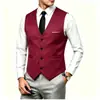 Chaleco casual para hombre 2026 transfronterizo, estilo coreano, corte ajustado, sin mangas, al por mayor