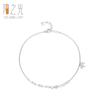 Pulsera de lazo dulce de plata esterlina s925 para mujer, diseño de nicho popular japonés y coreano, color crema, dulce y elegante, joyería de mano