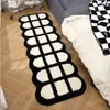 Alfombra de Dormitorio Estilo Crema, Manta de Mesita de Noche para Dormitorio, Tapete Largo para Mesita de Noche, Tapete de Felpa para Mirador de Dormitorio Principal, Tapete para Mesa de Café de Sofá