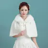 Chal de Boda Tejido para Novia Capa para Vestido de Boda Cheongsam Color Sólido Otoño e Invierno Abrigo Grueso Cálido Etiqueta Venta al por Mayor