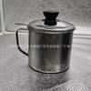 Tapa de Olla Filtro de Aceite de Acero Inoxidable, Vaso Separado, Juego de Tres Piezas, Artefacto Almacenador y Filtro de Aceite, Vaso de Retorno, Tanque Almacenador de Aceite para Filtrar Residuos de Manteca