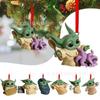 Transfronterizo Nuevo 2023 nuevo Star Wars Yoda adornos de Navidad adornos para decoración de árbol de Navidad Espejo retrovisor del coche