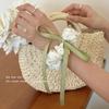 Scrunchies Novos de Verão 2025 para Mulheres, Estilo Coreano, Elásticos de Rabo de Cavalo de Alta Qualidade, Acessórios de Cabelo Frescos e Simples