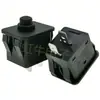 Interruptor de cochecito de bebé coche eléctrico infantil Interruptor de botón de arranque de una tecla Interruptor de alimentación redondo de alta corriente punto plateado 12v