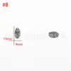 Venta al por mayor del fabricante Acero Inoxidable Presión de Aceite Colgante Cabeza Humana DIY Estilo Europeo y Americano Colgante Personalizado Accesorios de Joyería DIY