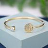 Europa e Estados Unidos explosões transfronteiriças moda simples pulseira árvore da vida desejo AliExpress zircônia banhada a ouro pulseira processamento por atacado