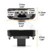 Venta caliente transfronteriza aplicable 99-05 BENZ Mercedes-BENZ W220 Clase S Luz LED para matrícula trasera luz de matrícula