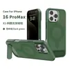 Adequado para Capa de Celular Suporte de Metal Inclinado Apple 16E, Capa de Celular Magnética iPhone 17 Pro com Sensação de Pele, 15 Atacado