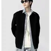 Cárdigan de dos piezas de estilo retro americano de moda para hombre, una prenda exterior casual de otoño de moda para parejas