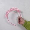 Diadema de Feliz Cumpleaños para Niños Celebridad de Internet Feliz Cumpleaños Decoración para Fiesta de Cumpleaños Diadema al Mayoreo