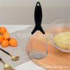 Prensa para Patatas de Cocina Transfronteriza Duradera Plegable Multiusos Acero Inoxidable Machacador de Patatas Machacador de Frutas Manual