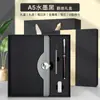 Caja de Regalo Personalizada para Cuaderno de Negocios con Impresión de Logo, Cuaderno de Registro de Oficina A5, Multifuncional