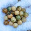 Pulseira de Jade Branco Natural Raiz de Bodhi Contas Soltas Multi-Tesouro Café com Leite Contas Balde Semente de Bodhi Contas Originais Rosário DIY Brinquedo