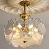 Lámpara de techo de crema estilo francés para dormitorio, Nueva lámpara estilo vintage 2025 para dormitorio principal, Iluminación de lujo retro para comedor