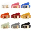 Cinturón de Cuero Genuino para Hombre de Alta Gama Colorido con Hebilla Automática de Letra, Venta Directa de Fábrica Cinturón Versátil Casual