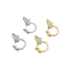 Accesorios Chapados en Oro de 14K Incrustados con Circonio Hebilla Universal Hebilla para Colgante de Collar de Cristal de Jade Perla Material para Joyería DIY Hecho a Mano
