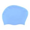 Gorro de Natación de Silicona para Cabello Largo de Mujer 60g En Stock Impermeable Color Imprimible Sin Estiramiento Venta Directa de Fábrica