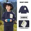 Sudadera con capucha de cuello redondo de moda para niños europeos 2026 Otoño Nuevas llegadas Ropa para niños mediana y grande Niños Bebé Estilo Primavera y Otoño Top