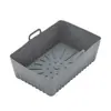 Fritadeira de Ar de Alta Temperatura Tapete de Silicone para Assar Frango Assado Asas de Frango Resistente ao Calor Silicone de Grau Alimentício Tapete de Silicone para Assar Ponto Atacado