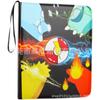 Fabricante Venta al por Mayor Transfronteriza Libro de Cartas Pokemon 4/9 Rejillas de Palacio Pokemon PU Cuero Cremallera Libro de Almacenamiento de Cartas