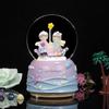 Bola de cristal de nieve de varios estilos, regalo de cumpleaños para niños, dormitorio de niña, decoración de escritorio, regalo de resina para estudiantes