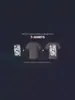Plataforma quente fornecimento comércio exterior camiseta masculina grupo coreano crianças vadias camiseta estampada masculina manga curta camiseta retrô