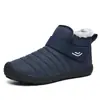 Nuevo Invierno para Hombre Transfronterizo Zapatos de Algodón de Caña Alta para Exterior Botas de Nieve Gruesas con Forro Polar Zapatos Cálidos para las Mujeres Mayores Zapatos de Algodón Antideslizantes