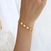 Pulsera de Moda Personalizada Estilo Coreano Simple Cara Sonriente Joyería Material Acero Titanio Estudiante Femenina Pulsera Estilo Frío Femenino
