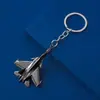 Llavero con modelo de avión de aleación, modelo de caza del ejército del cielo vacío, colgante para llave de coche, comercio exterior, gran oferta