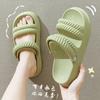 Sandalias Romanas 2025 de Suela Gruesa Antideslizantes Antiolor Transpirables de Verano para Uso Dual en Casa y al Aire Libre para Mujer