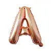 Globo de aluminio de cuerpo delgado de 16 pulgadas, letras pequeñas en inglés A-Z, para venta al por mayor transfronteriza, decoración de cumpleaños, boda, sala de bodas