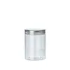 Contenedores de almacenamiento de alimentos de aluminio con tapa, de paredes gruesas, botellas de plástico para envasado, aptos para granos, comida para perros y frutas secas; Botellas de PET con tapa