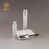 Embalagem de Material para Gel de Styling de Cabelo de Grande Capacidade, Impressão de Logo, Tubo de Máscara de Cílios Redondo Prateado Eletrodepositado, Cabeça de Pincel Grande de 20ml