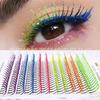 Pestañas Postizas de Brillo Fluorescente Mixtas de 12 Colores Lentejuelas Estilo Hada Transfronterizo Exclusivo Estilo Festivo Cola del Ojo Degradada
