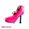 Nuevo Globo de Película de Aluminio Estilo Muñeca Barbie Tacones Altos Niña Barbie Coche Deportivo Decoración de Fiesta con Globos Globo