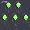 Anzuelo Fluorescente Carpa Cabezona Carpa de Hierba Aparejo de Pesca Jaula Monstruo de Agua Gancho Hebilla Roscada Jaula de Cebo para Carpa Cabezona Carpa de Hierba Mina de Agua Jaula de Cebo Garra de Águila Anzuelo de Explosión Anzuelo de Pesca